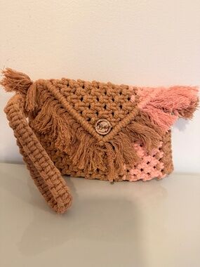 Handmade Fun Handbag with wristlet.
